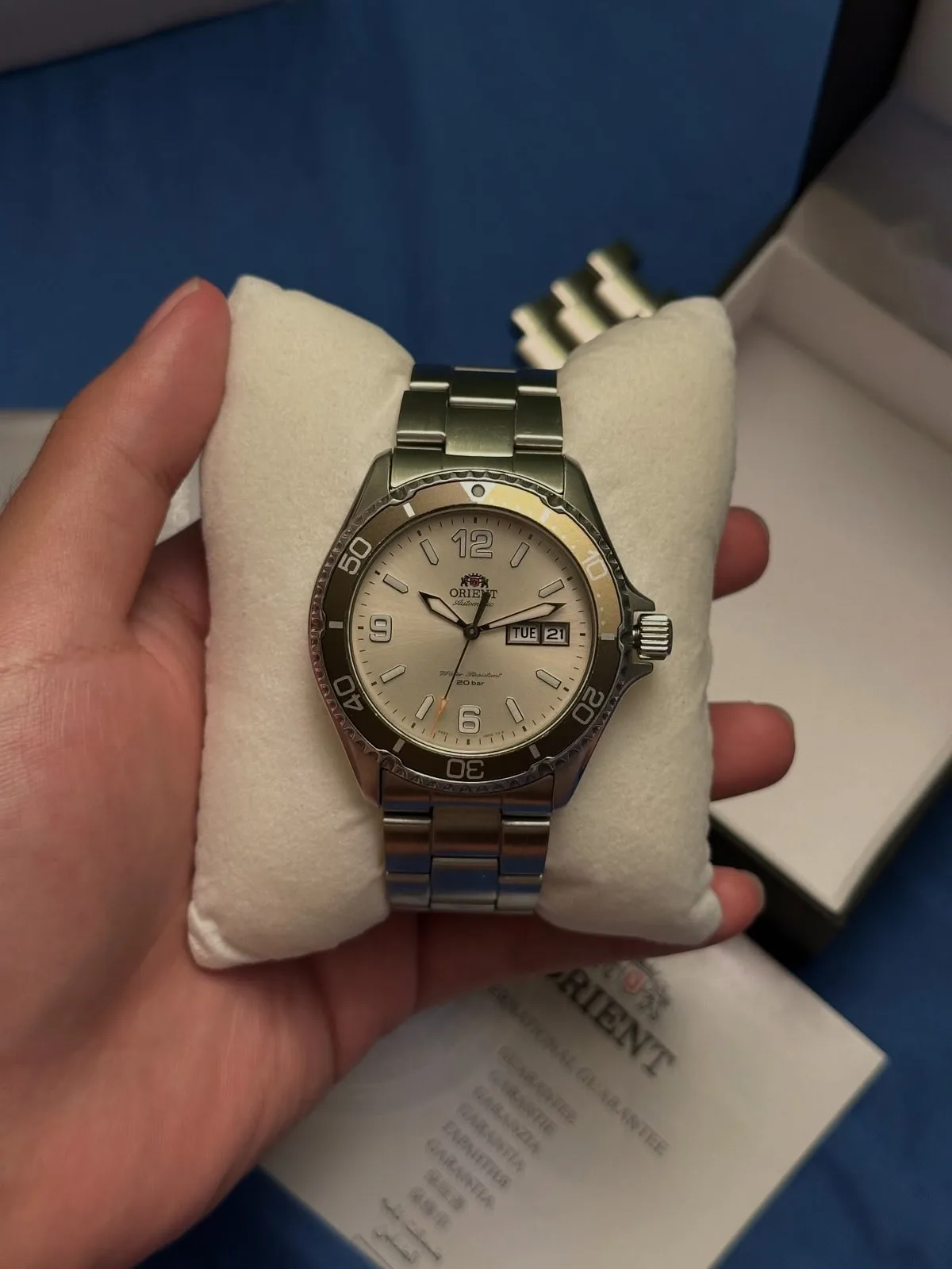 Orient Silver Kamasu Mako III — photo 3