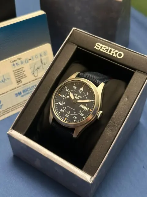 Seiko 5 Sports SRPH31 Blue Military