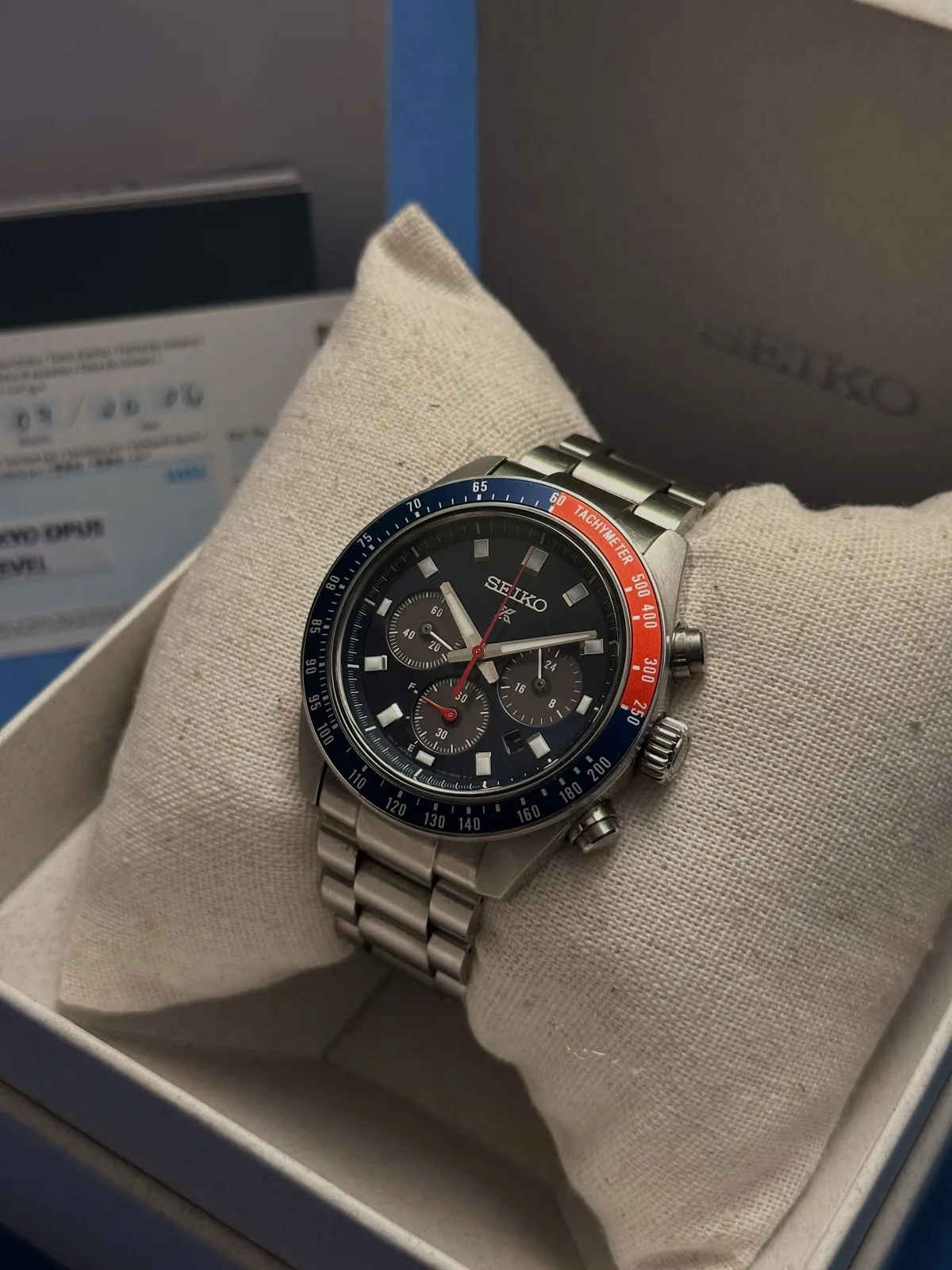 Seiko Prospex SSC913 Pepsi Speedtimer — photo 1