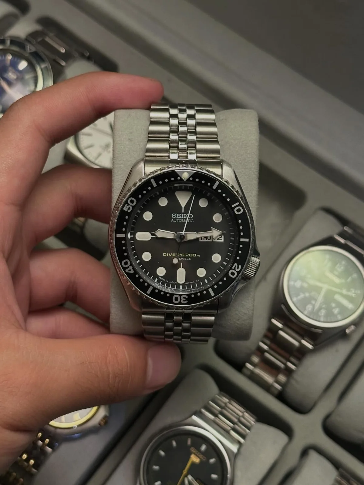 Seiko SKX007J Black Divers — photo 1