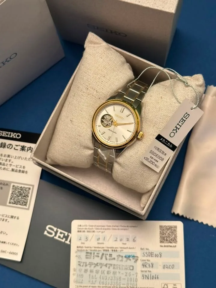 Seiko SSDE008 "Open Heart" Two Tone — photo 2