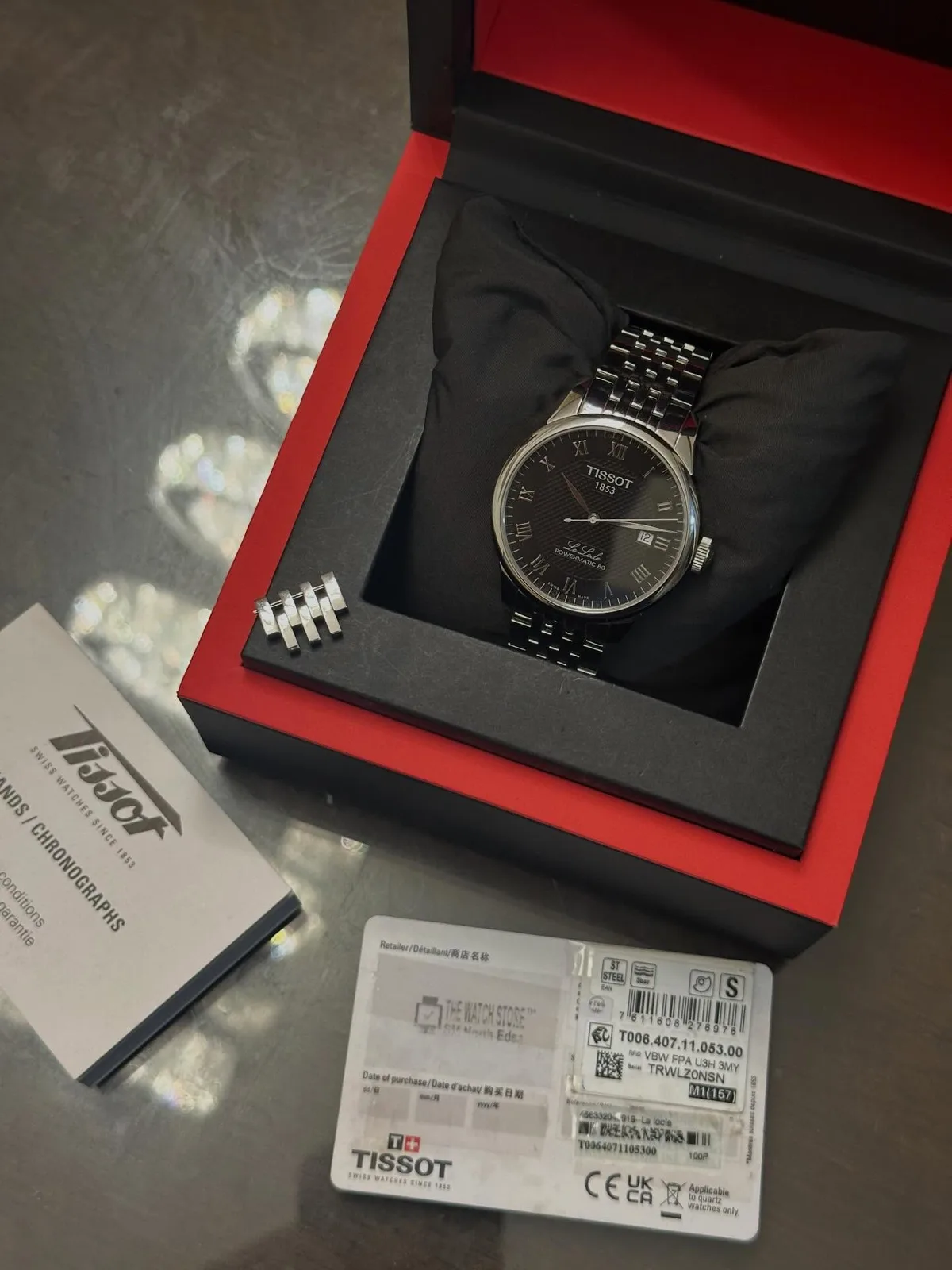 Tissot Le Locle Black Powermatic 80 — photo 2