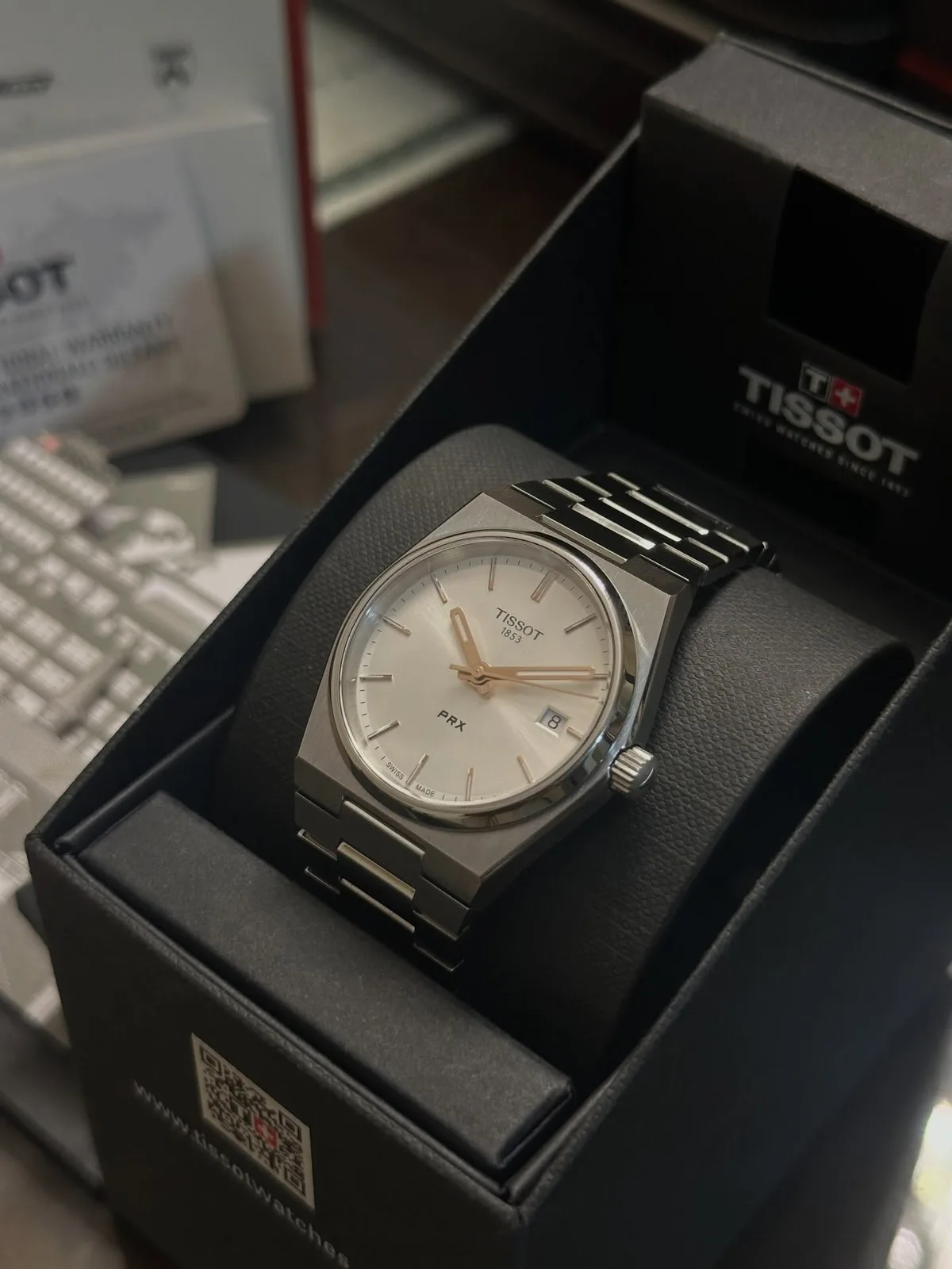 Tissot PRX 35mm White Dial — photo 1