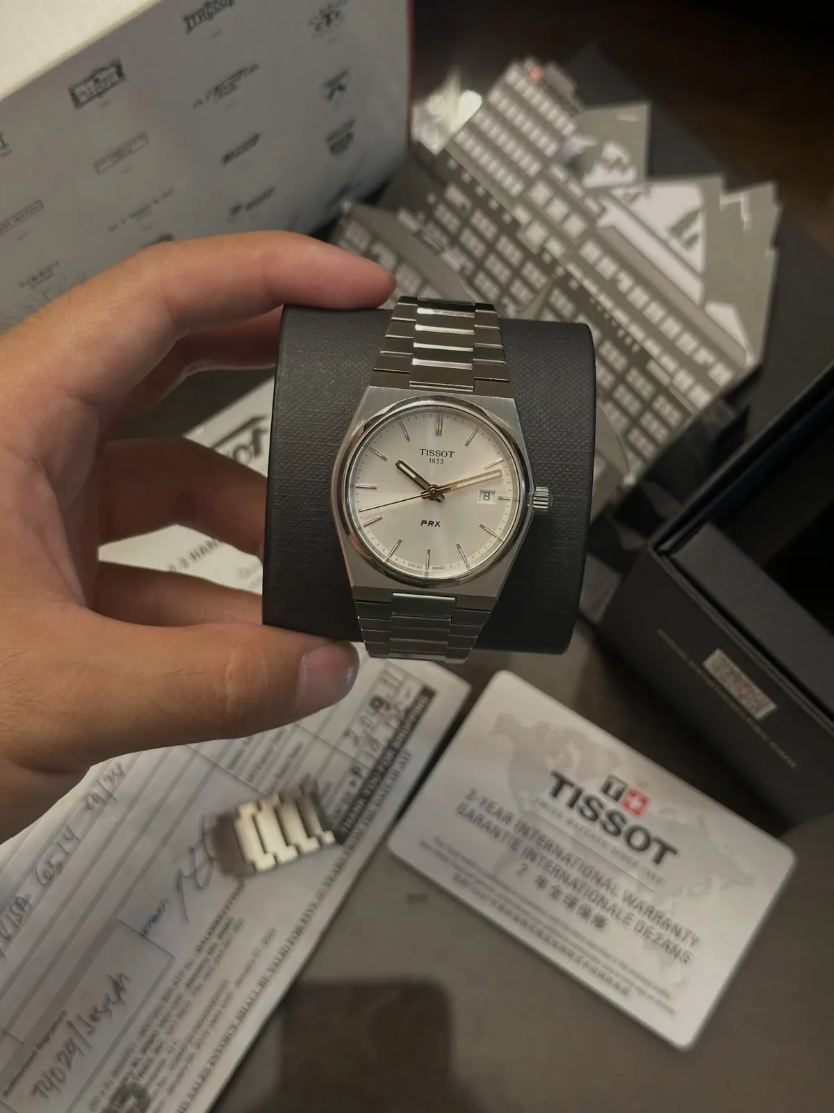Tissot PRX 35mm White Dial — photo 3