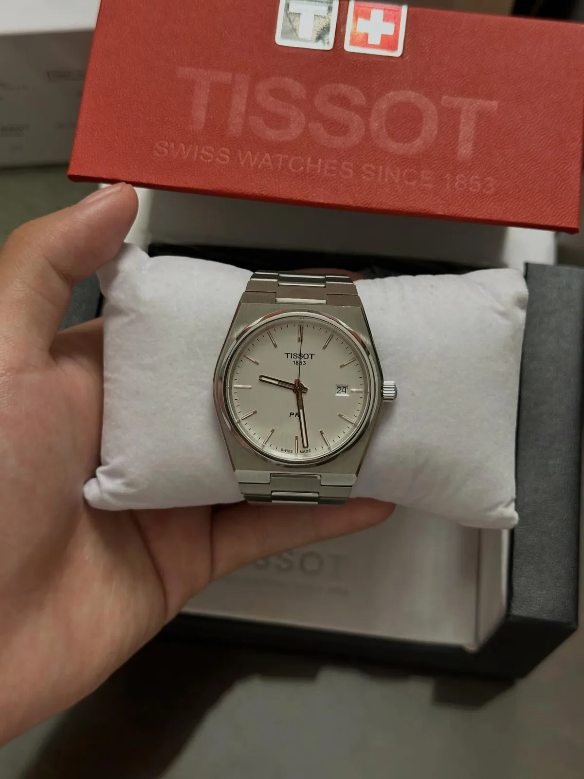 Tissot PRX 40mm White Dial — photo 3
